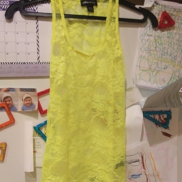 Yellow Tank top shirt - Picture 4 of 5